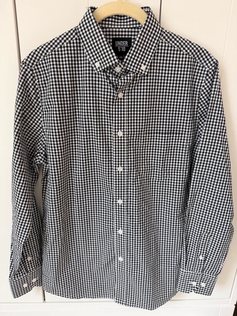 Under 5’10 Lightweight Button Down Shirt Navy Gingham XS